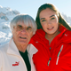 Ecclestone and daughter Tamara. Photo: Luca Bruno/AP